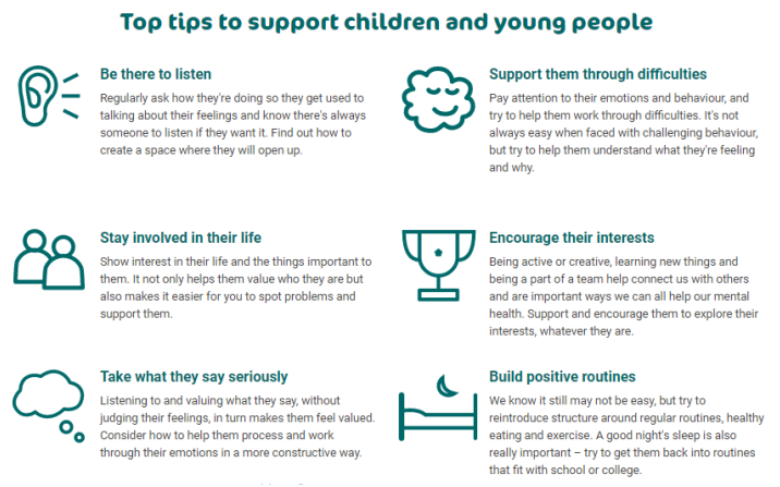 Top Tips to Support Children and Young People